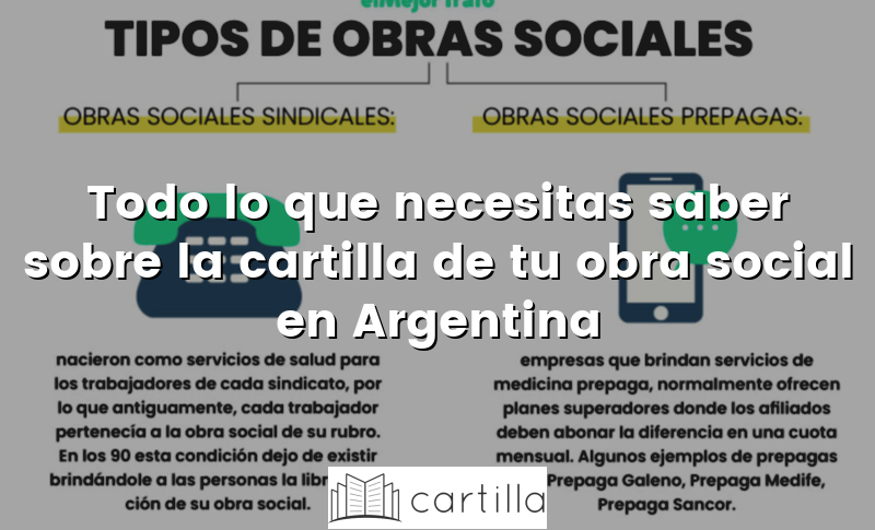 Todo lo que necesitas saber sobre la cartilla de tu obra social en Argentina