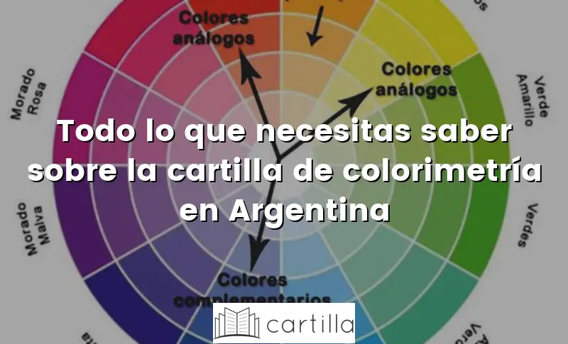 Todo lo que necesitas saber sobre la cartilla de colorimetría en Argentina
